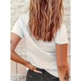 thumbnail image 4 of Women's Halloween Skull Graphic Tee - Casual & Sporty, Crew Neck, Short Sleeve, Stretch Fabric, Machine Washable, 4 of 7