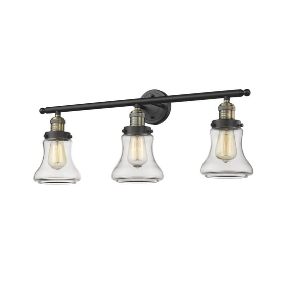 205-BAB-G192-LED-Innovations Lighting-Bellmont-10.5W 3 LED Bath Vanity in Industrial Style-30 Inches Wide by 10 Inches High   Black Antique Brass