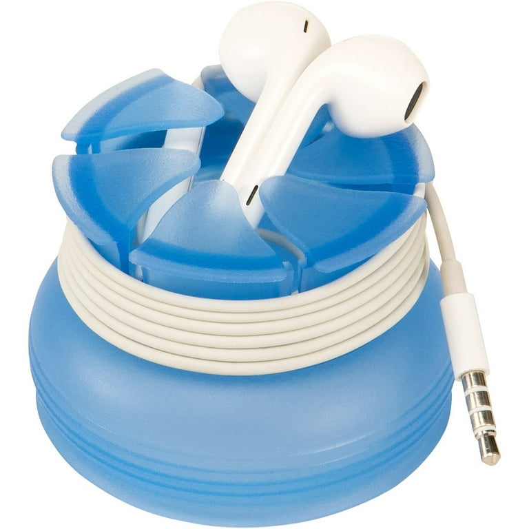 Digital Innovations The Nest, Tangle-Free Earphone / Earbud Case, Durable  and Compact, Blue 