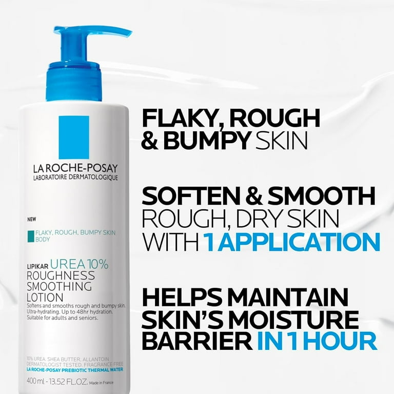 La Roche-Posay Lipikar Urea 10% Roughness Smoothing Lotion, 13.52