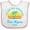 White and Pink, variant on Inktastic Summer Enjoy the Sunshine Fort Meyers Florida in Blue Boys or Girls Baby Bib