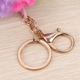 thumbnail image 3 of Pom Pom Keyring Faux Fur Decorative Fuzzy Ball Keychain Bag Charm for Women, 3 of 10
