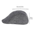 thumbnail image 3 of Prolriy Newsboy Hats for Men Flat Mens Hats Cotton Beret Peak Cap Fashion Forward Hat Outdoor Travel Sun Hat Cabbie Beret Hats for Men A, 3 of 5