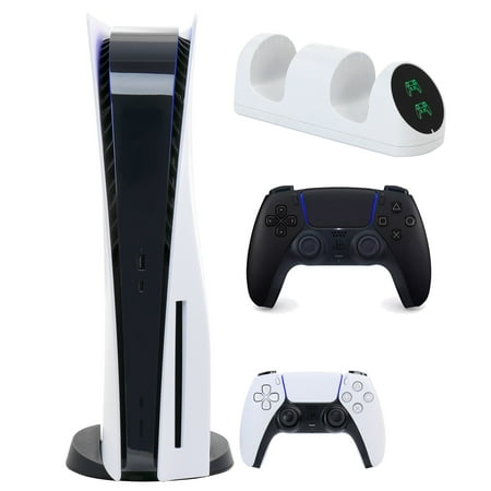 Sony PlayStation 5 Core with Extra Black Dualsense Controller and Dual Charging Dock