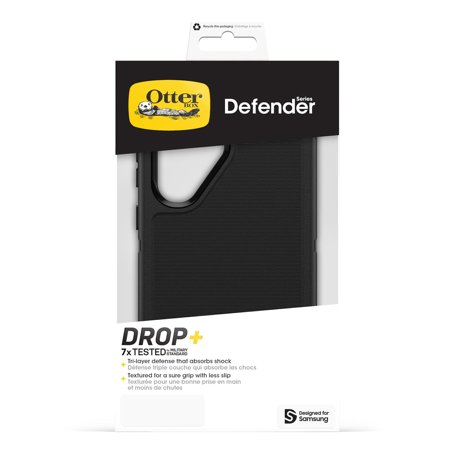 OtterBox Defender Pro Case Black for Samsung Galaxy S25 Ultra, DefenderCaseBlackSamGalS25Ult