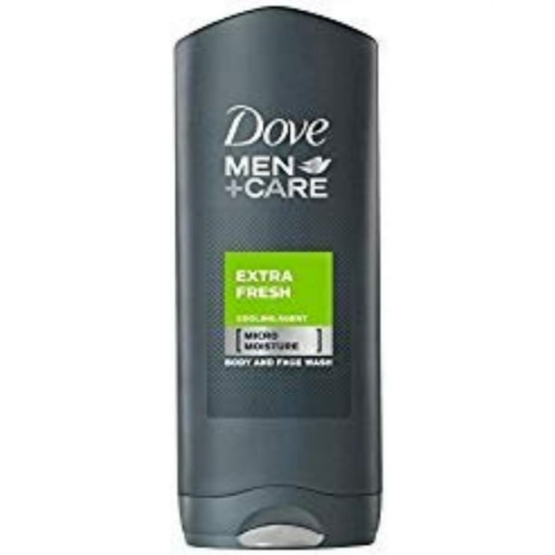 dove men + care extra fresh cooling agent body & face wash (400ml
