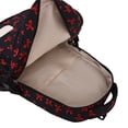 thumbnail image 6 of Bow Print Backpack, Aesthetic School Backpack Set Include Shoulder Bag&Storage Bag, Spacious Laptop Backpack for Outdoor Travel, Red, 6 of 7