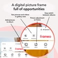 thumbnail image 4 of Frameo 10.1 Inch Smart WiFi Digital Photo Frame,Digital Picture Frame Wi-Fi with 32GB Storage & SD Slot, Electronic Picture Frame IPS Touch Screen wi, 4 of 9