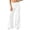 White, variant on hoksml Women's High Waisted Wide Leg Pants Double Button Front Loose Fit Dress Pants with Pockets for Casual Office Work
