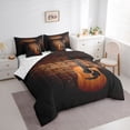 thumbnail image 3 of jejeloiu Music Guitar 7pcs Bedding Comforter Set,Musical Instrument Theme Queen Bedding Sets For Girls Boys Reversible, 3 of 8