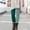 Green, variant on Abomasnow Women's Christmas Halloween Crossover Leggings High Waisted Buttery Soft Stripe Printed Tights 27"