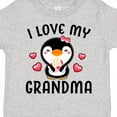thumbnail image 4 of Inktastic I Love My Grandma with Cute Penguin and Hearts Girls Toddler T-Shirt, 4 of 5