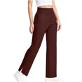 thumbnail image 2 of Cowsor Girl's Bootcut Yoga Pants,High Waisted Casual Kids Bell Bottoms Pants, 2 of 7