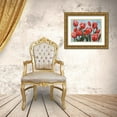 thumbnail image 3 of Popp, Grace 18x15 Gold Ornate Wood Framed with Double Matting Museum Art Print Titled - Ruby Tulips II, 3 of 4