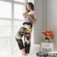 thumbnail image 5 of Easygdp Retro American Eagle A Women's Drawstring Pajama Pants | Lounge Joggers Sweatpants | Comfy Sleepwear | Yoga Pants-X-Large, 5 of 6
