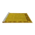 thumbnail image 2 of Ahgly Company Machine Washable Indoor Rectangle Oriental Yellow Industrial Area Rugs, 3' x 5', 2 of 4
