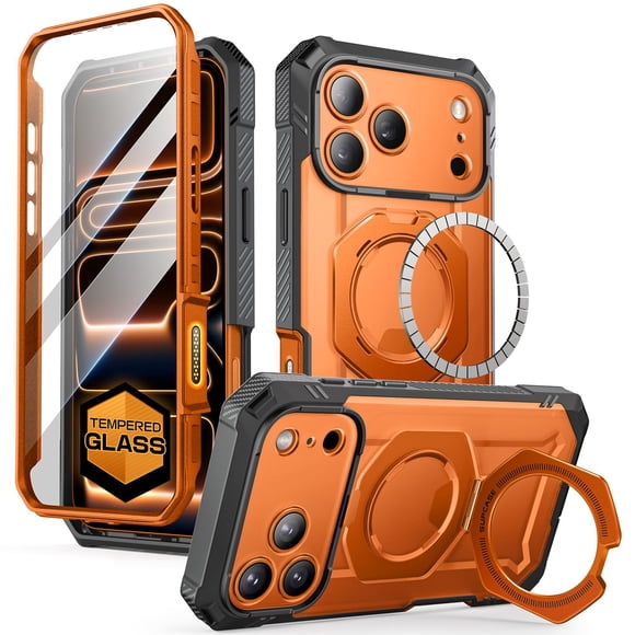 Funda para Celular SUPCASE iPhone 17 Pro 6.3" con Cristal Templado y Soporte Magnético