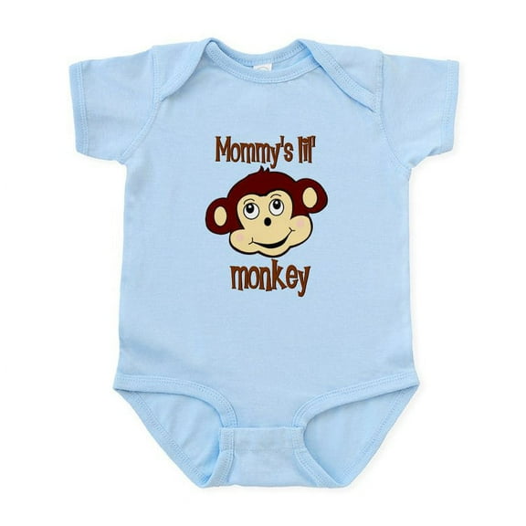 CafePress - Mommy's Lil Monkey Infant Bodysuit - Baby Light Bodysuit, Size Newborn - 24 Months