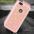 thumbnail image 4 of Personalized Shiny Silicone PC 3-in-1 Phone Case for iPhone 13 Pro Max 12 Mini 11 X XR XS 7 8 Plus, Full Protection Back Cover(Yellow,12/12 Pro), 4 of 7