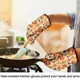 thumbnail image 4 of Cute Oven Mitts,Autumn Fall Leaves Pattern Oven Mitt 2-Pack Set,Kitchen Gloves for Oven,Heat Resistant Oven Mitts 7.7"x12", 4 of 7