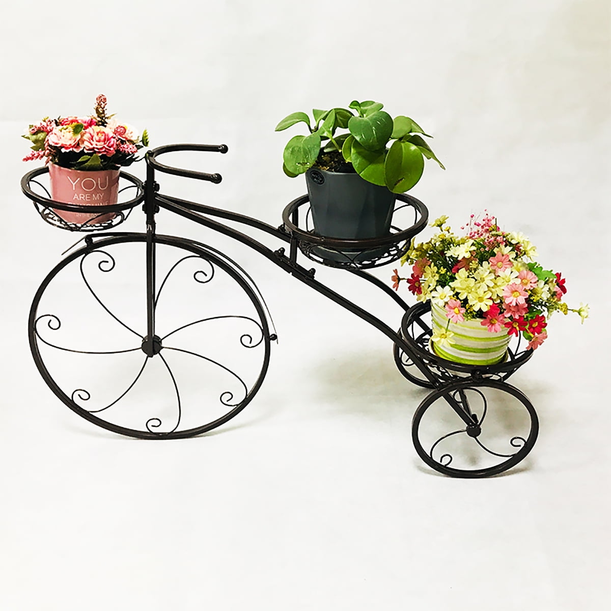 3 Tier Metal Plant Stand Garden Planter Holder Flower 3 Tier Metal Plant Stand Garden Planter Holder Flower