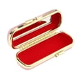 thumbnail image 2 of Estuche de Cuero para Lápiz Labial con Espejo Yinane Rosa Claro, 2 of 8