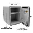 thumbnail image 3 of Mini Refrigerador Virtual Zone Nevera Frigobar Portatil Blanco, 3 of 6