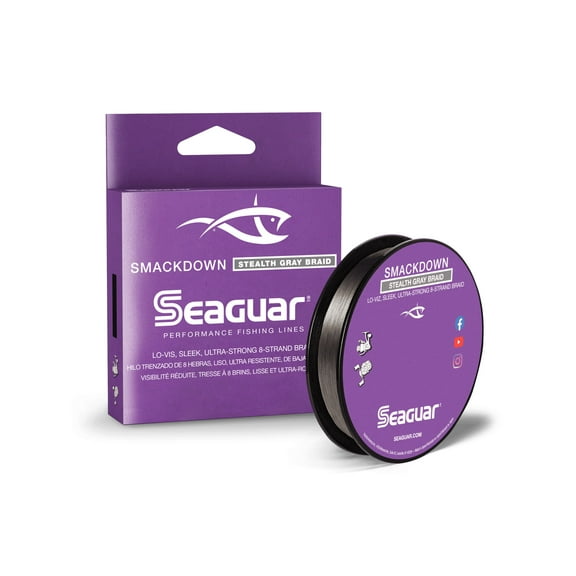 Seaguar Smackdown High Visibility Braided Line Stealth Gray 50lb 300yd