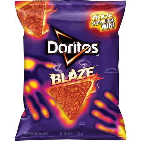Doritos Blaze Tortilla Chips, 9.75 Oz.