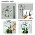 thumbnail image 5 of Bird Garden Trellis for Climbing Plant Round Plant Vine Trellis Iron Support Frame with Rustproof Coating Plants Climbing Holder Rack, 5 of 8