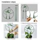 thumbnail image 1 of Enrejado para plantas trepadoras, enrejado para jardín de pájaros, soporte para plantas trepadoras, rendimiento finamente ajustado, 1 of 8