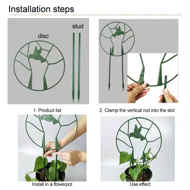 Enrejado para plantas trepadoras, enrejado para jardín de pájaros, soporte para plantas trepadoras, rendimiento finamente ajustado