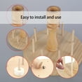 thumbnail image 6 of Tizuqe Wood Thread Holder with Scissors Holder Thread Spool Rack Embroidery Thread Rack, 6 of 9