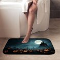 thumbnail image 4 of 1pc Halloween Scene Absorbent Non-Slip Bathroom Thickened Flannel Rug Decor,Soft,Quick Drying,Suitable For Indoor/outdoor Use,Bathrooms,Bedrooms,Kitchens,Terrace,Laundry Rooms,16"x24", 4 of 9