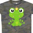 thumbnail image 3 of Inktastic Cute Frog, Green Frog, Frog Princess, Crown Gift Toddler Toddler Girl T-Shirt, 3 of 4