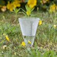 thumbnail image 1 of Medidor de lluvia cónico de 10*21,5 CM, medidor de lluvia, taza medidora de lluvia para jardín al aire libre con doble escala de plástico transparente TUNC Sencillez, 1 of 5