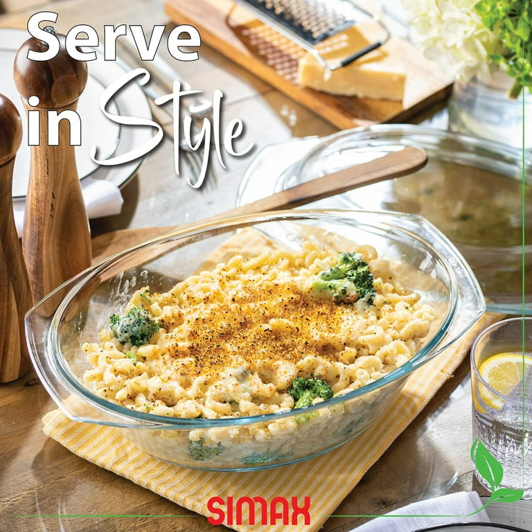 Microwave safe top casserole dish