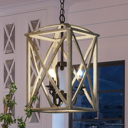 Toucan Metal - Urban Ambiance Luxury Farmhouse Chandelier, Medium Size: 20