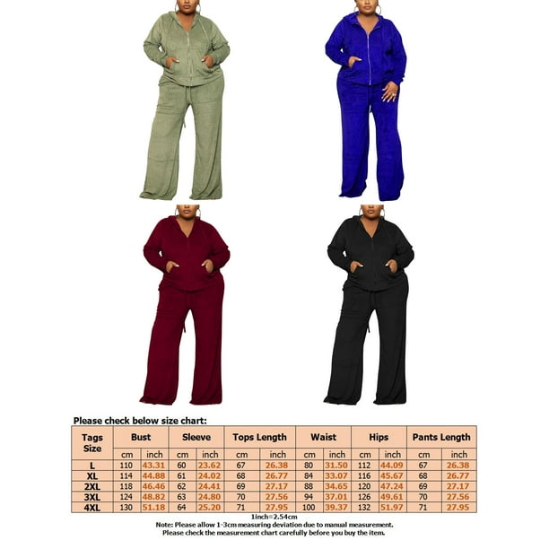 Plus size shop sweatsuit set