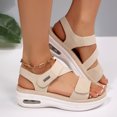 thumbnail image 5 of PennySue Women's Shoes Slip-Resistant Flat Sandals Medium Air Platform Open Toe Sport Sandals, 5 of 6