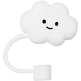 thumbnail image 1 of Cloud Silicone Straw Tips Cover Straw Covers Cap for 6-8mm Reusable Drinking Straw Covers, 1 of 5