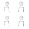 thumbnail image 1 of Heavenly Collection-  Clear Plastic Armless Chair Princess, 1 of 8