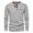 Gray, variant on Mens Dressy Cotton Pullover Shirts 3/4 Zip Pullover Mens Plus Size Oversized Crew Neck Sweatshirt Men Cotton Graphic Sweatshirts Men 3/4 Zip Pullover Mens