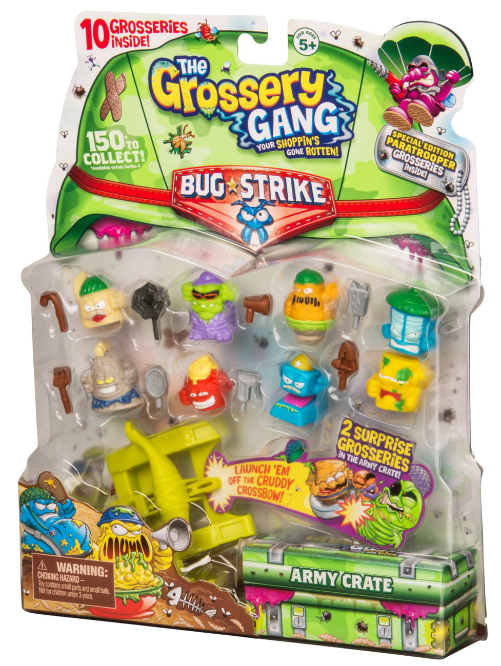 Grossery Gang 10 Pack & Crossbow Series 4 Bug Strike 