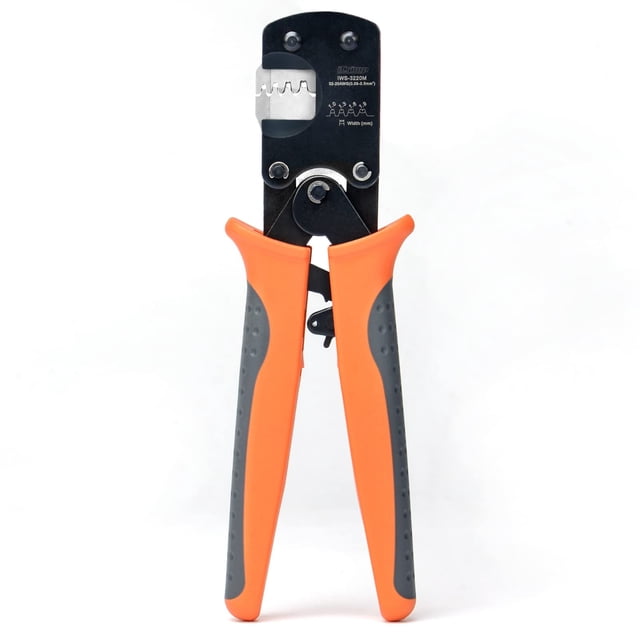 iCrimp IWS-3220M Micro Connector Pin Crimping Tool 0.03-0.52mm² 32-20AWG Ratcheting Crimper for D-Sub,Open Barrel suits