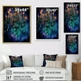 thumbnail image 4 of Designart "Chandelier Majestic Glow painting" Glam Floater Framed Wall Art Living Room, 4 of 7