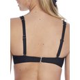 thumbnail image 2 of Camio Mio Womens Black Plunge Bikini Top Style-S10205-BLK Swimsuit, 2 of 2