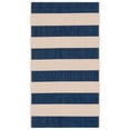 thumbnail image 2 of Safavieh Courtyard Ermintrude Striped Indoor/Outdoor Area Rug, Beige/Navy, 2' x 3'7", 2 of 13