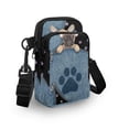 thumbnail image 3 of HELLHERO Crossbody Bag Polyester 2 Zippers Cowboy Puppy Pattern for Outdoor Daily Use Adults, 3 of 7