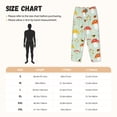thumbnail image 3 of Fotbe Mushroom Bee Pantalones de Pijama para Mujer, Pantalones de Dormir, Pantalones Pj con Cordón y Bolsillos-Large, 3 of 6